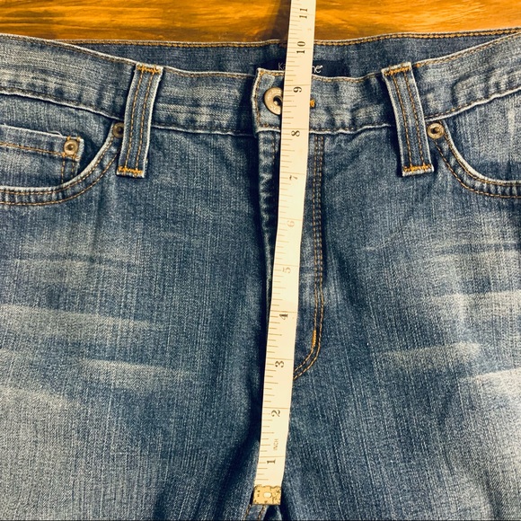 Karen Kane Jeans Flared Faded Y2K Size 8 X 33” L Stretch Great Condition! #1834 - Picture 7 of 8